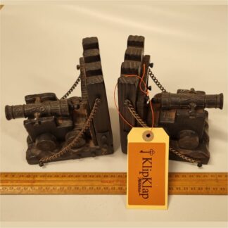 Cannon Bookholders x2 (Dark Wood) (55)