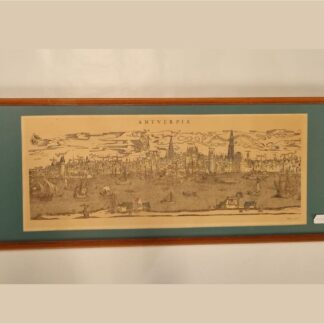 Antverpia Illustration Framed (138)