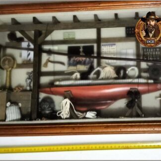 3D Framed Boat - Red (199)