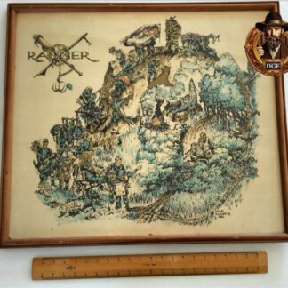 Military Cartoon Framed (160)