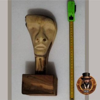 Ivory Wooden Head Statuette (193)