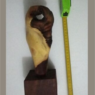 Ivory and Brown Statuette (195)